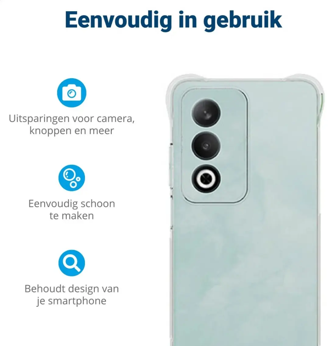 Selected Transparant Hoesje Oppo A80 - Schokbestendig