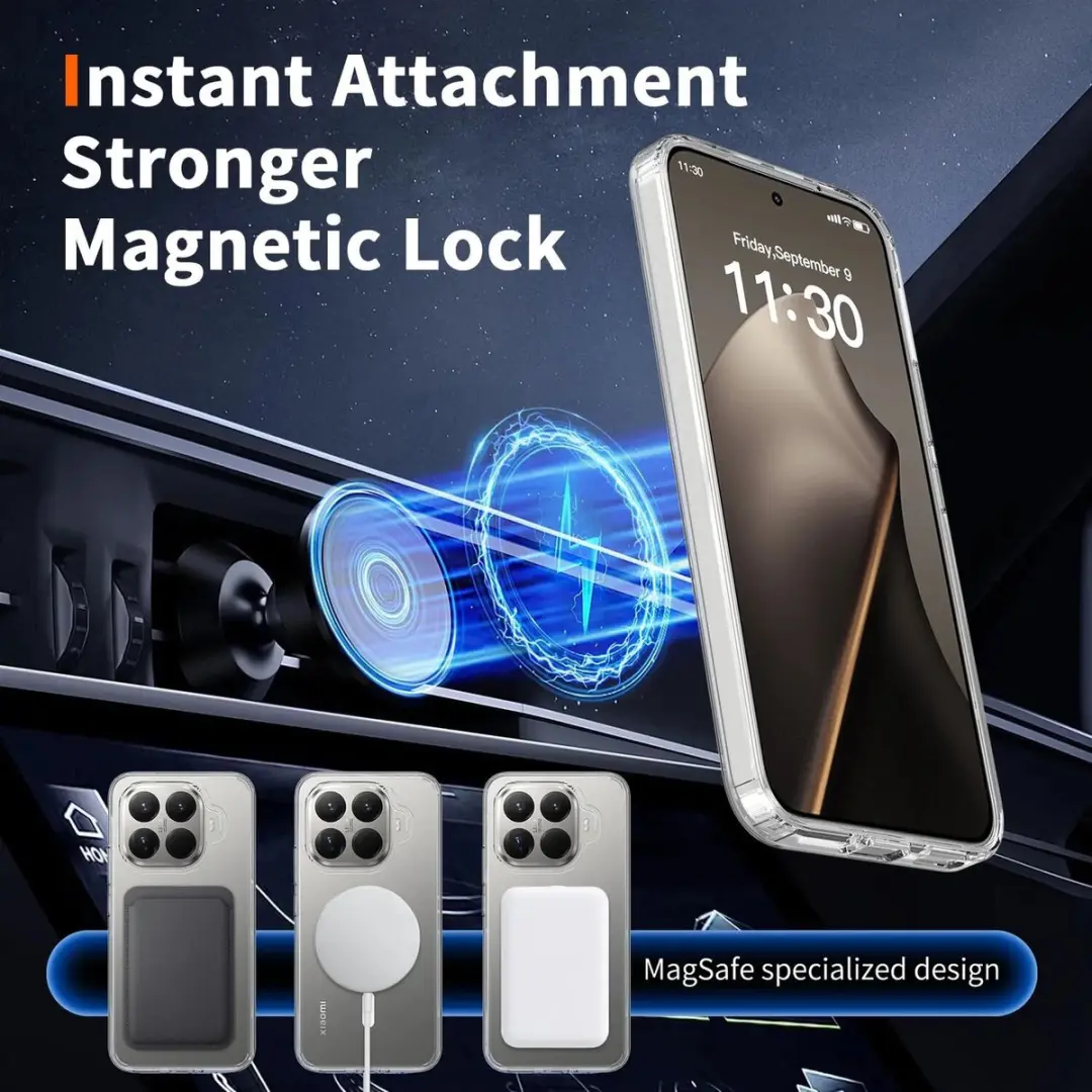 Selected Hoesje Xiaomi 15T Pro MagSafe Transparant
