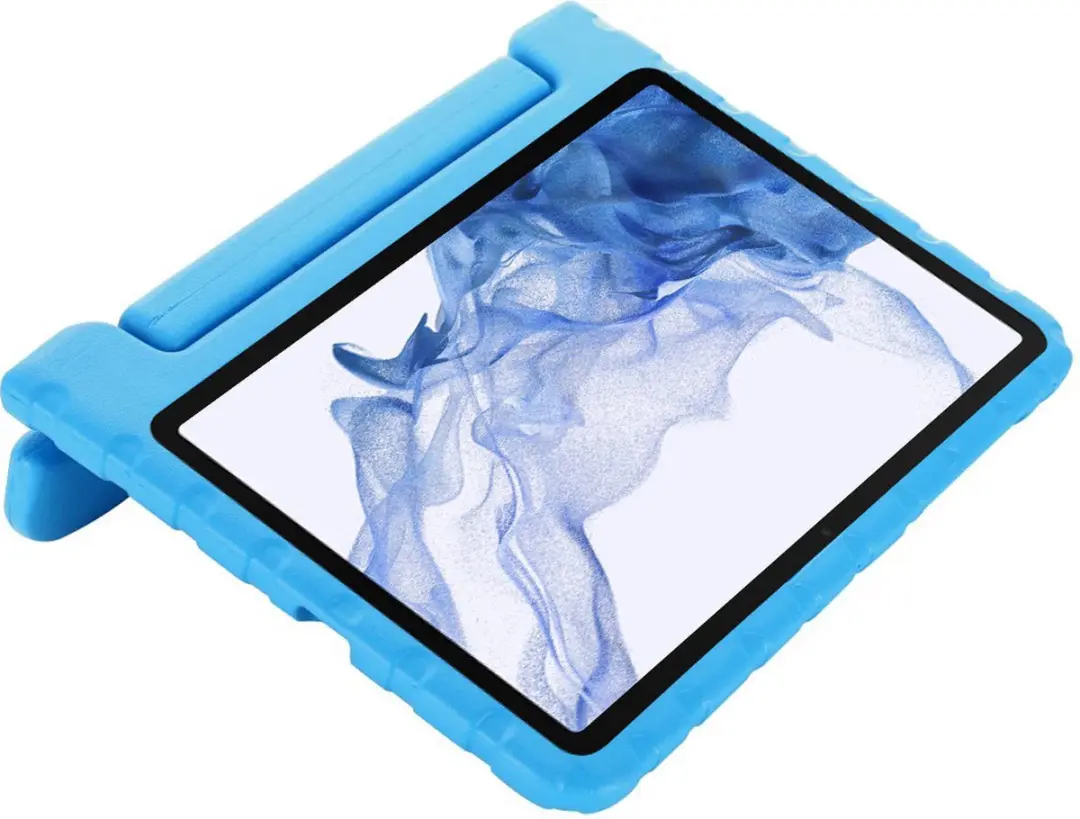 Selected Kinder Tablethoes Blauw - Samsung Galaxy Tab S8+ - met Handvat