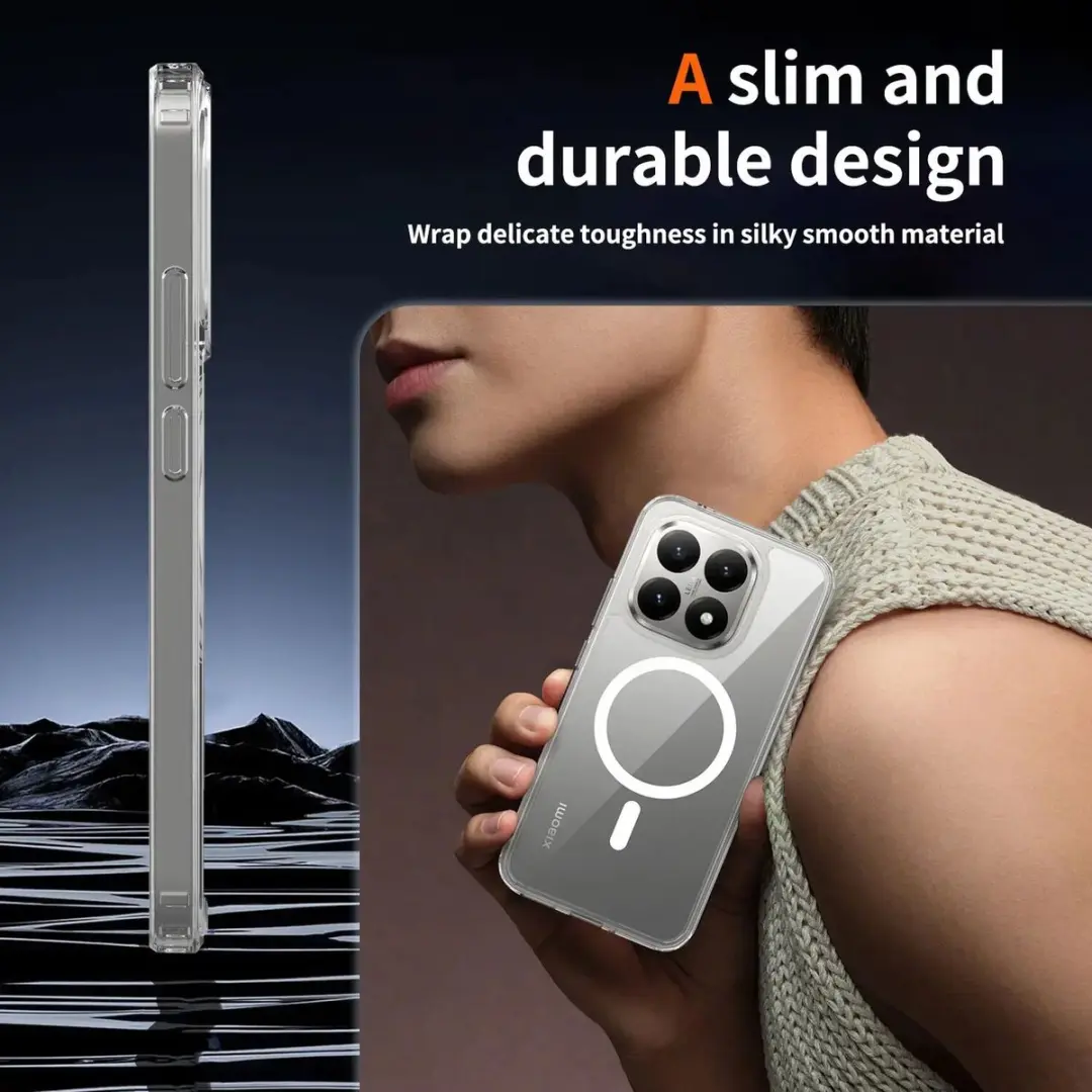 Selected Hoesje Xiaomi Redmi 15 MagSafe Transparant