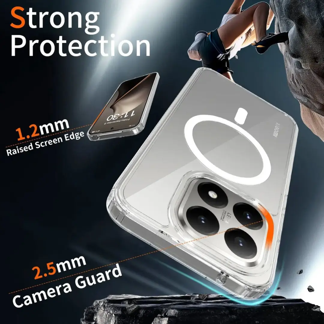Selected Hoesje Xiaomi Redmi 15 MagSafe Transparant