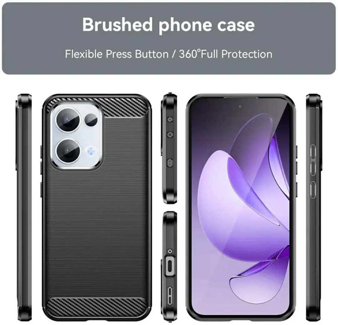 Selected TPU Hoesje Oppo Reno 13 - Zwart