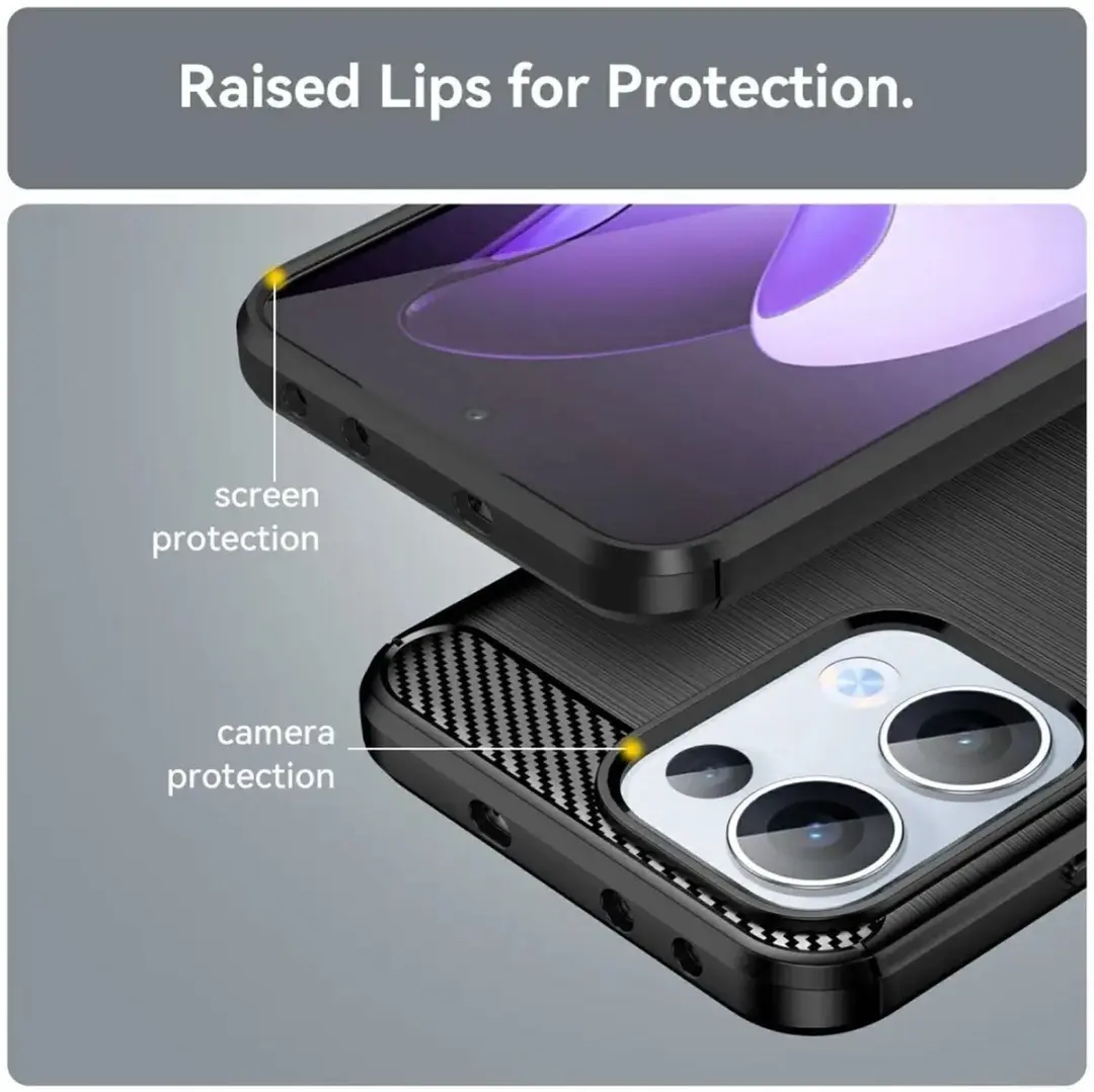 Selected TPU Hoesje Oppo Reno 13 - Zwart