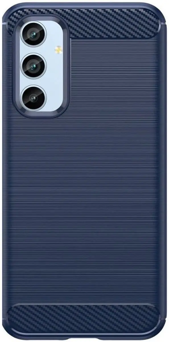 Selected Geborsteld TPU Hoesje Samsung Galaxy A54 - Blauw