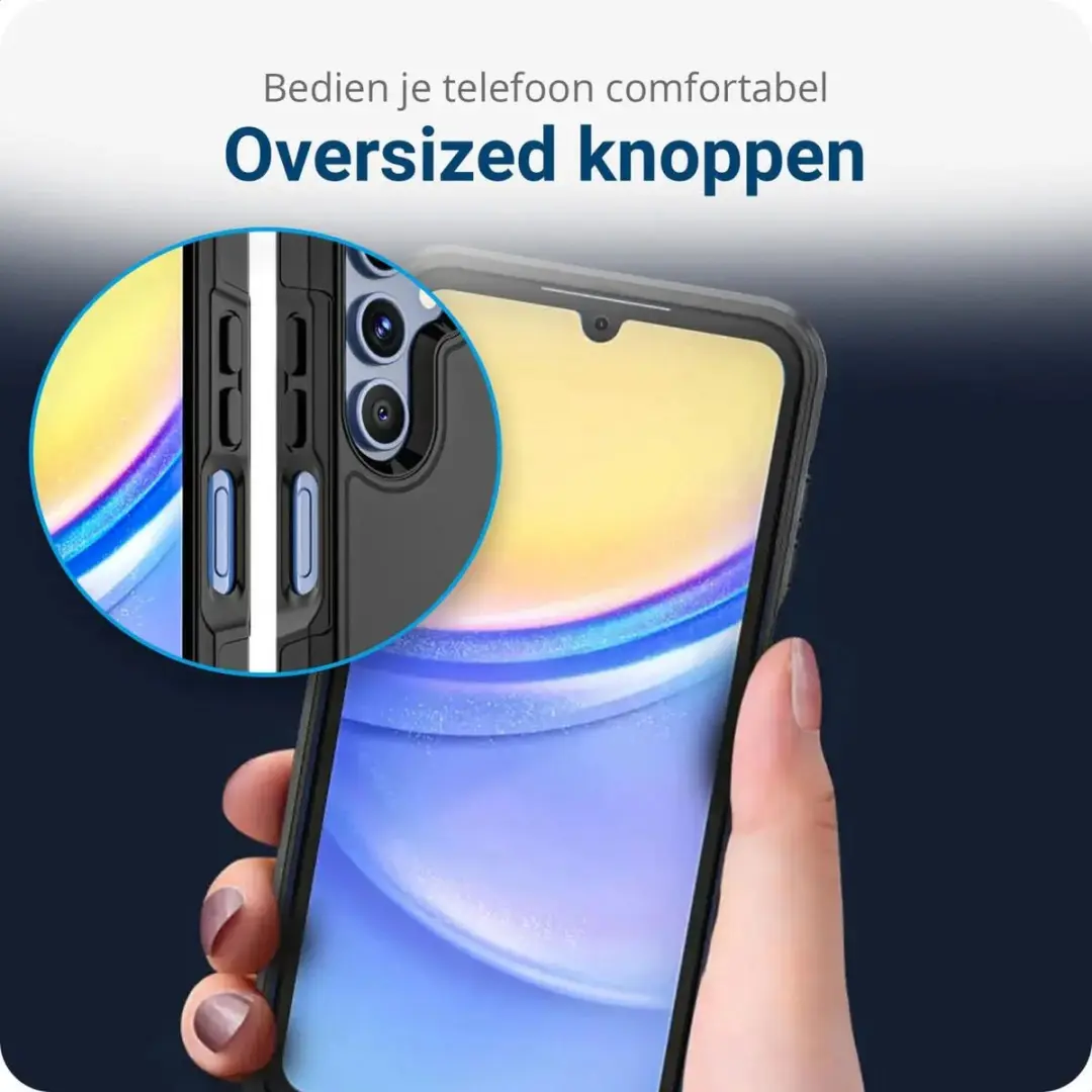 Selected Hoesje Samsung Galaxy A16 MagSafe Dual-Layer Zwart