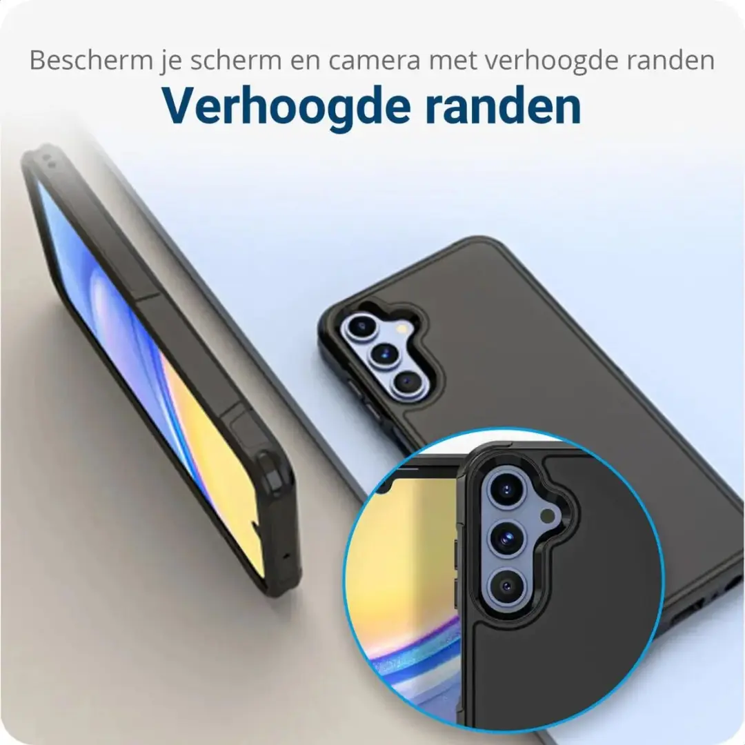 Selected Hoesje Samsung Galaxy A16 MagSafe Dual-Layer Zwart