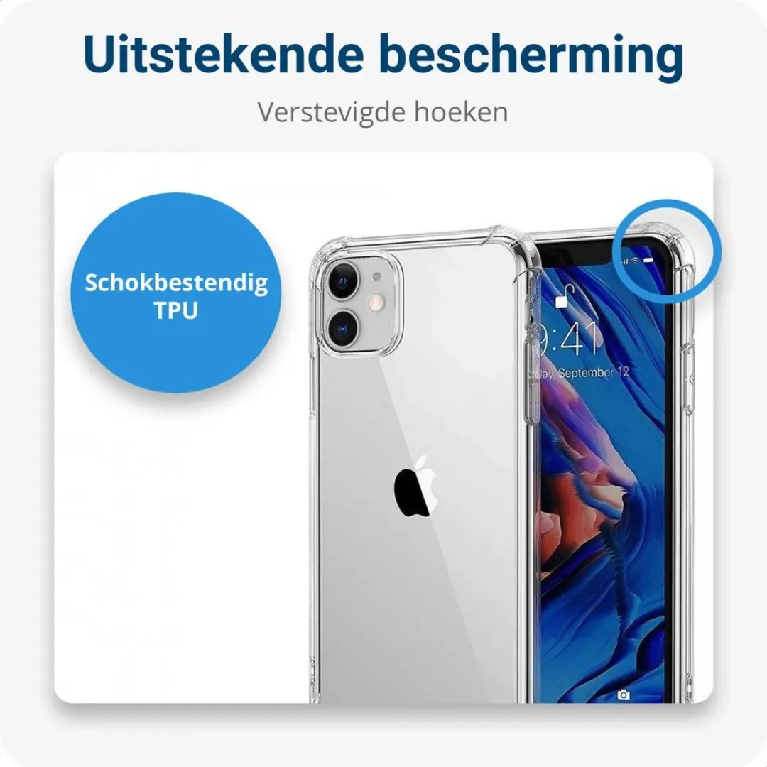 Selected by GSMpunt Hoesje iPhone 11 Rood - TPU met Koord - afbeelding 6 van 6