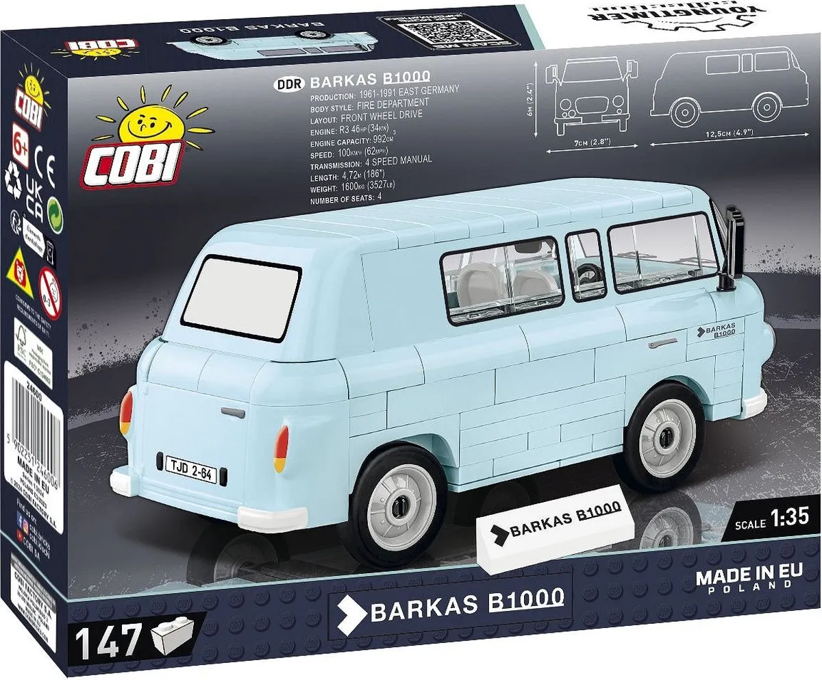 Cobi Barkas B1000 - 147 Stukken - Meerkleurig