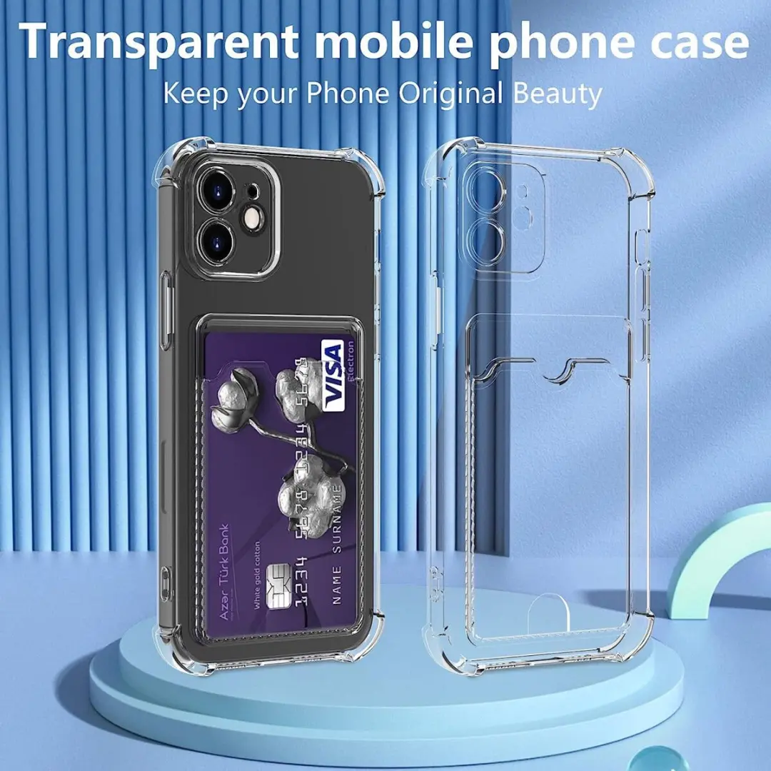 Selected by GSMpunt Transparant TPU Hoesje iPhone 12 Mini - 1 Pasje