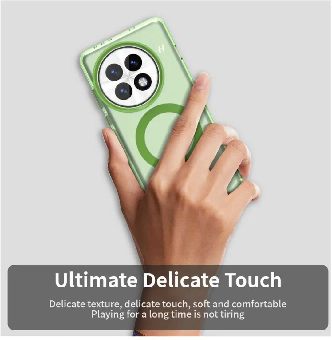 Selected MagSafe Backcover OnePlus 13 - Groen & Transparant - afbeelding 6 van 6