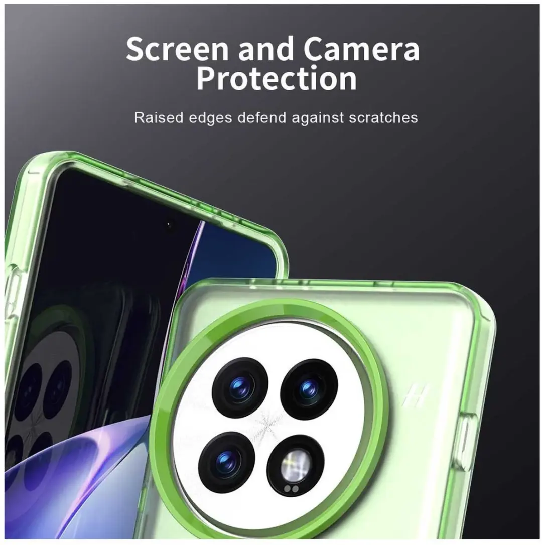 Selected MagSafe Backcover OnePlus 13 - Groen & Transparant