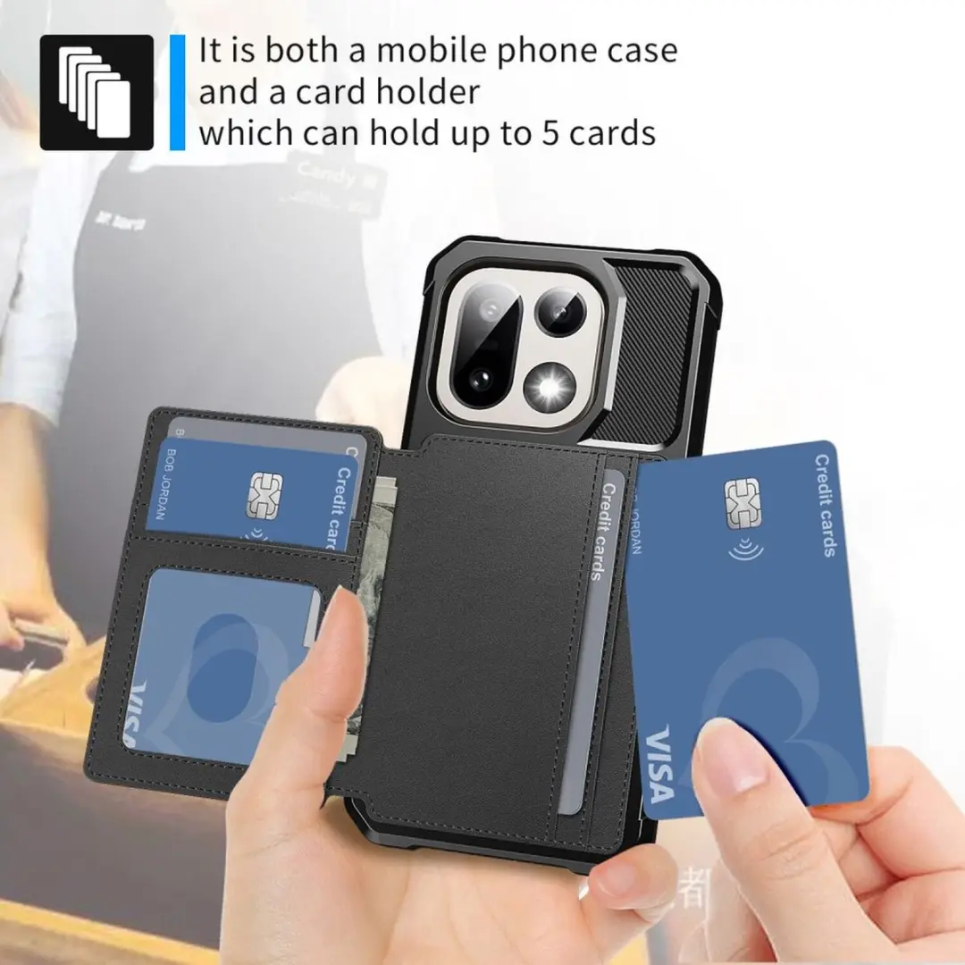 Selected Portemonnee Hoes OnePlus 15 - 4 Pasjes Zwart