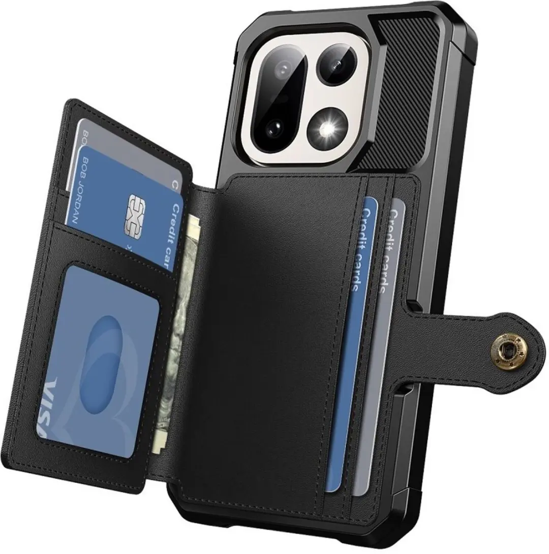 Selected Portemonnee Hoes OnePlus 15 - 4 Pasjes Zwart