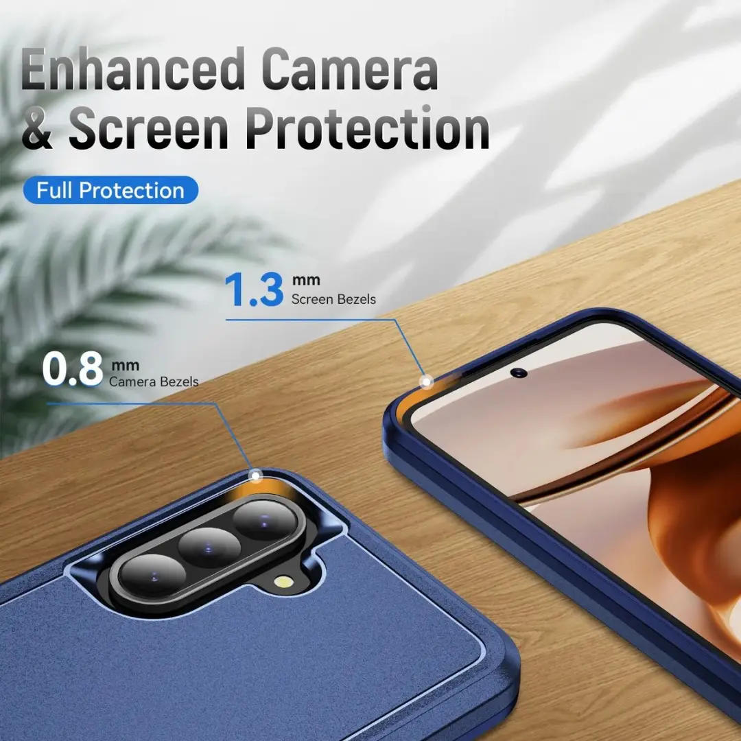 Selected Back Cover Samsung Galaxy A56 Rugged Hoesje - Blauw