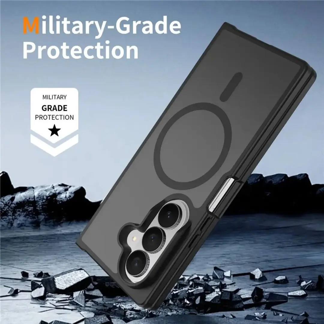 Selected Hoesje Samsung Galaxy Z Fold8 Ultra Hybrid Back Cover - Zwart