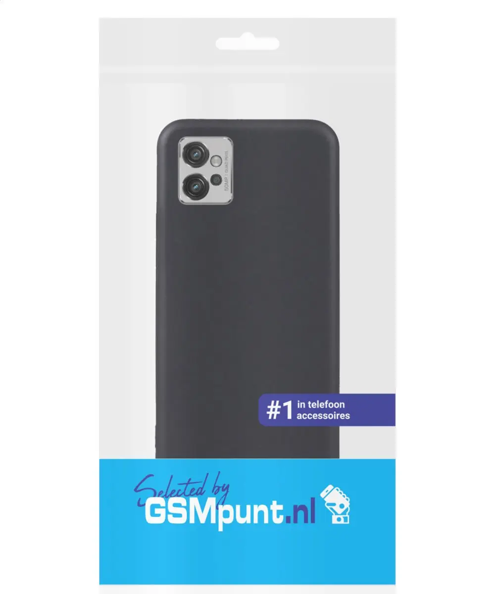 Selected by GSMpunt Motorola Moto G32 TPU Hoesje - Zwart