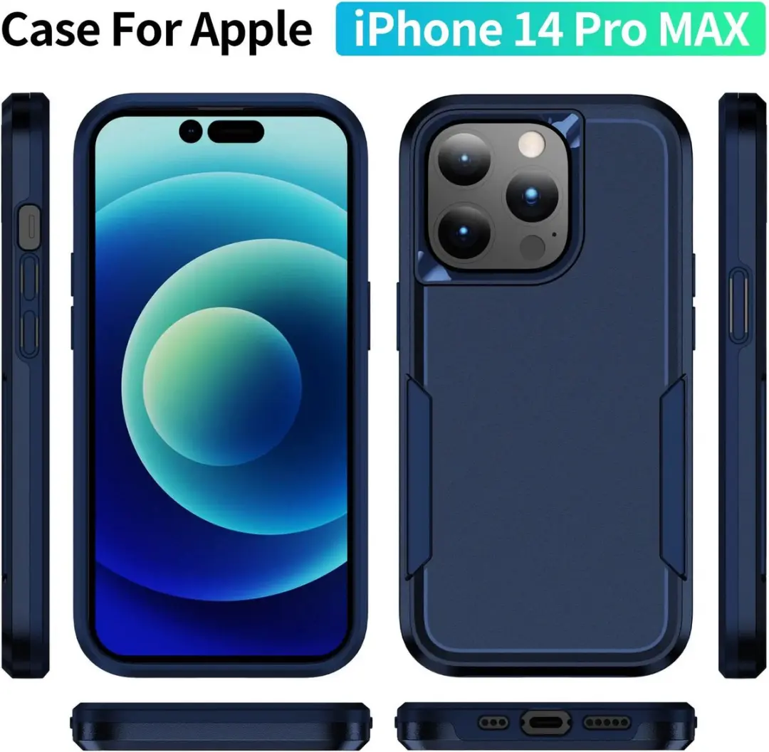 Selected Back Cover iPhone 14 Pro Max Blauw