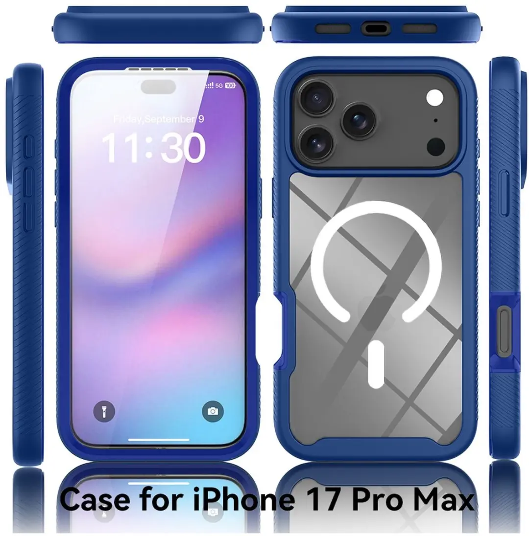 Selected by GSMpunt.nl iPhone 17 Pro Max Hoesje - Blauw - MagSafe