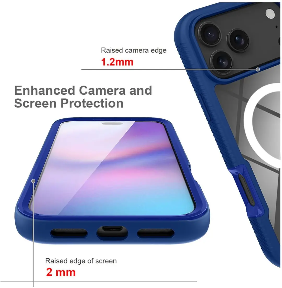 Selected by GSMpunt.nl iPhone 17 Pro Max Hoesje - Blauw - MagSafe