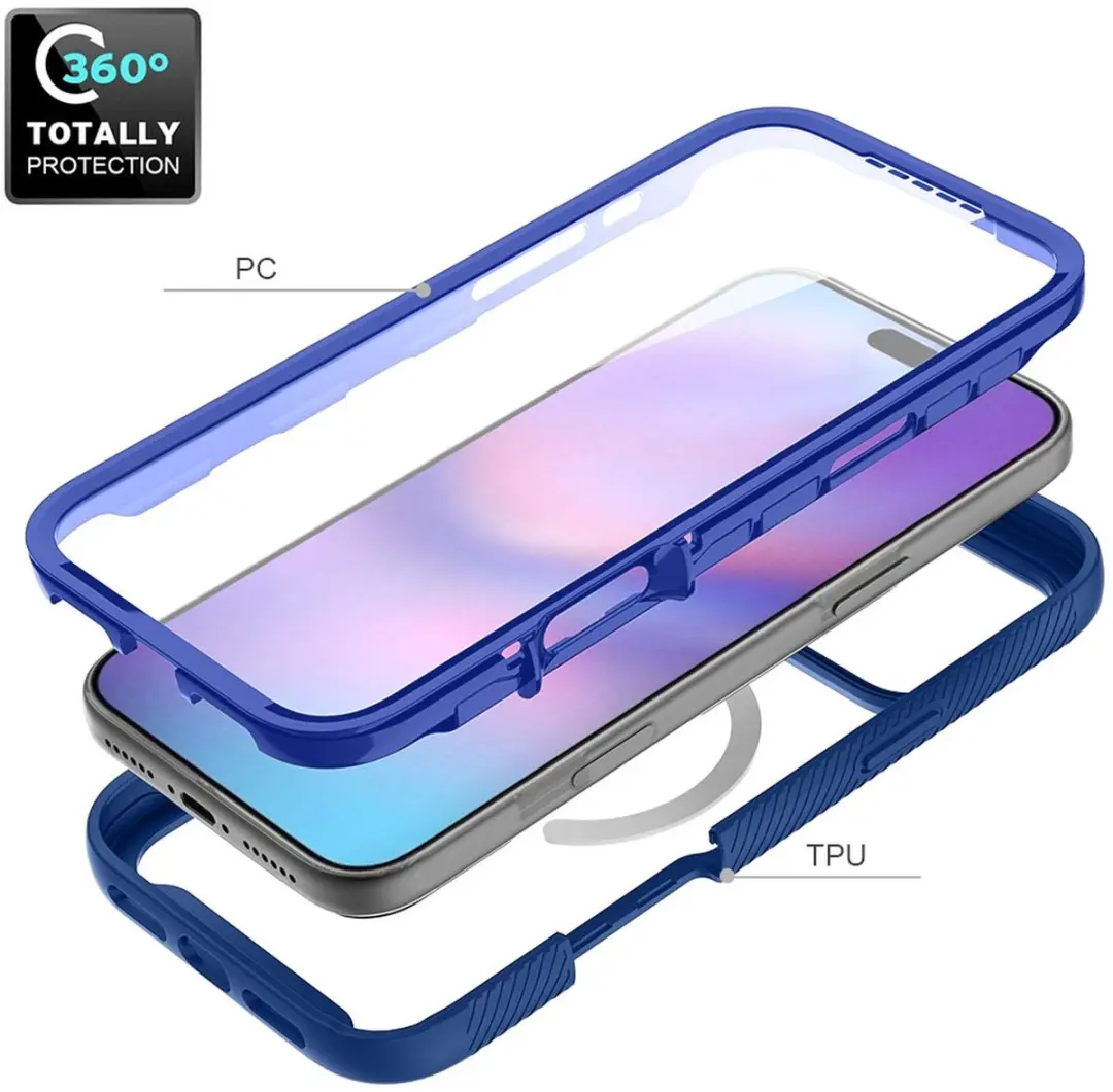 Selected by GSMpunt.nl iPhone 17 Pro Max Hoesje - Blauw - MagSafe - afbeelding 6 van 6