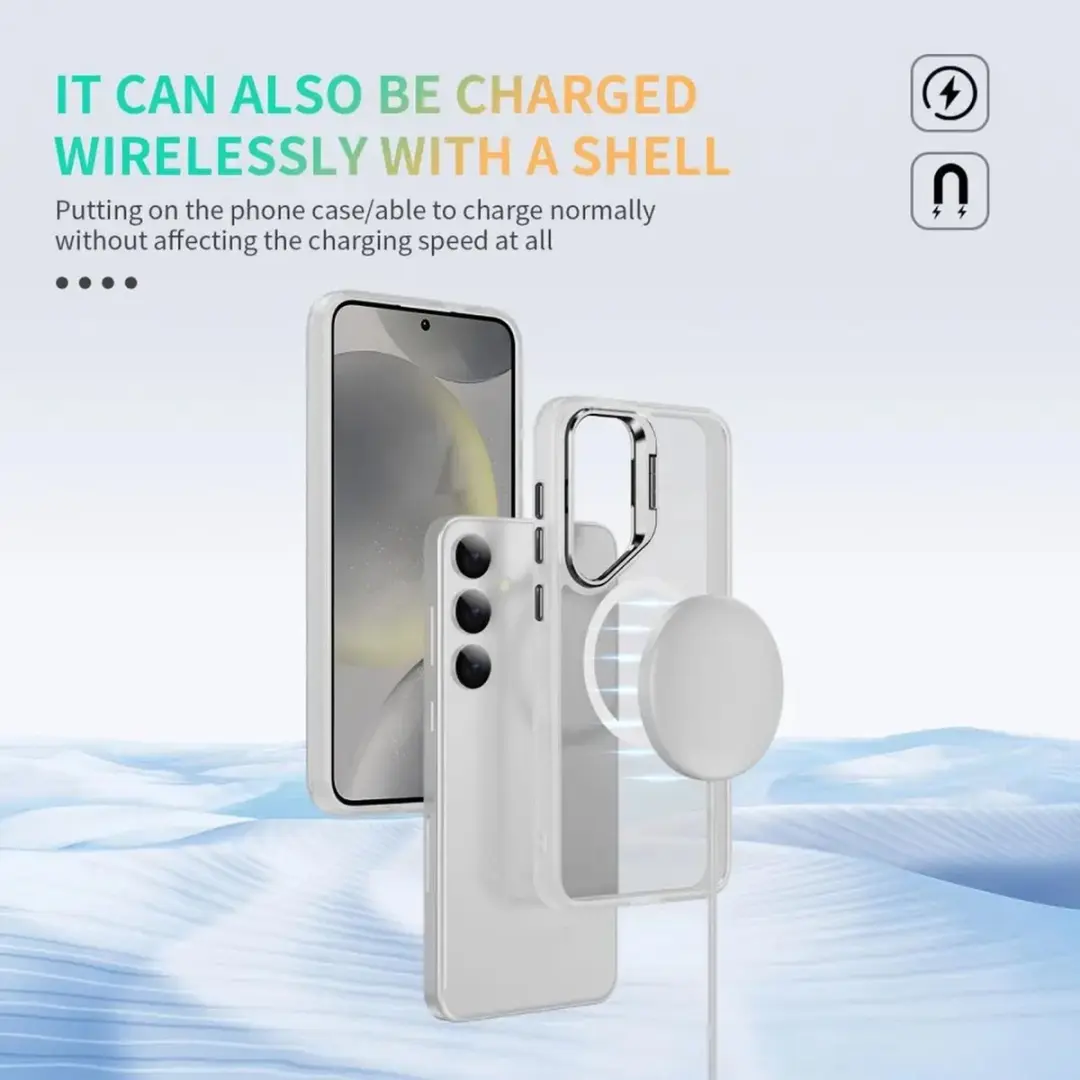 Selected Hoesje Samsung Galaxy S24 MagSafe Transparant