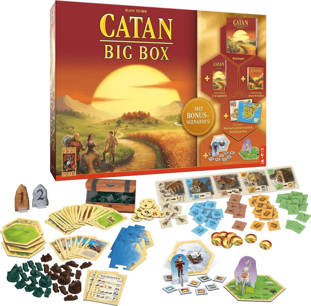 999 Games Catan Big Box Bordspel - 3-6 Spelers