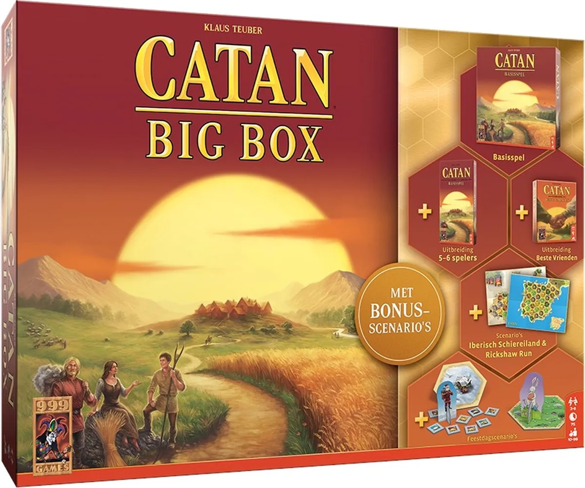 999 Games Catan Big Box Bordspel - 3-6 Spelers
