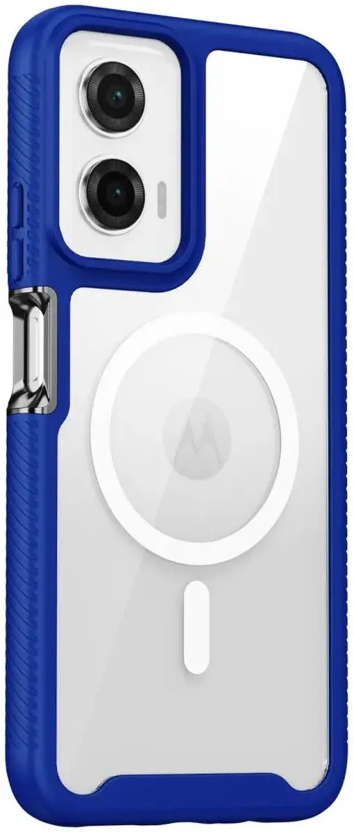 Selected Hoesje Motorola Moto G35 MagSafe Blauw