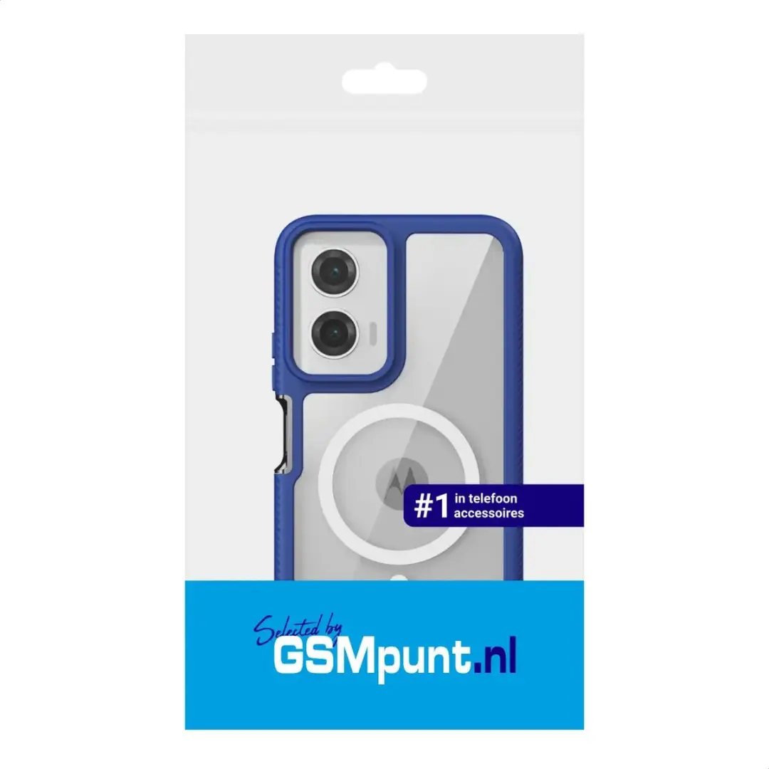 Selected Hoesje Motorola Moto G35 MagSafe Blauw