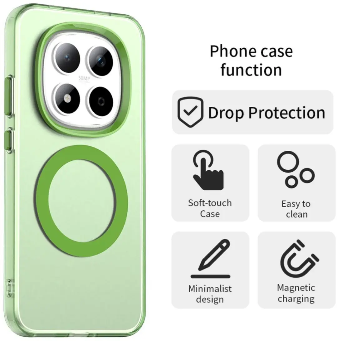 Selected MagSafe Backcover Xiaomi Redmi Note 15 Pro 5G - Groen - afbeelding 6 van 6
