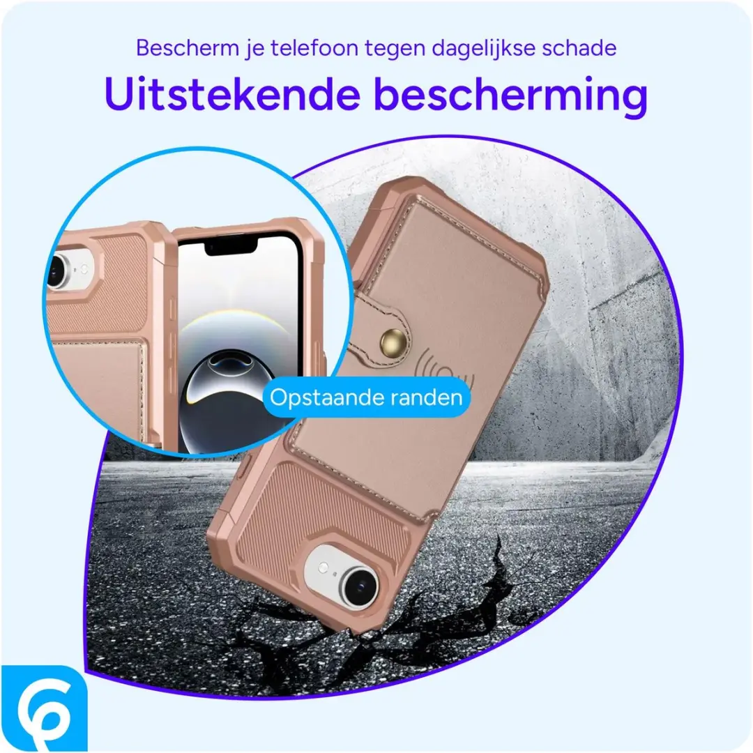 Selected Portemonnee Hoesje iPhone 16/17 - Roze