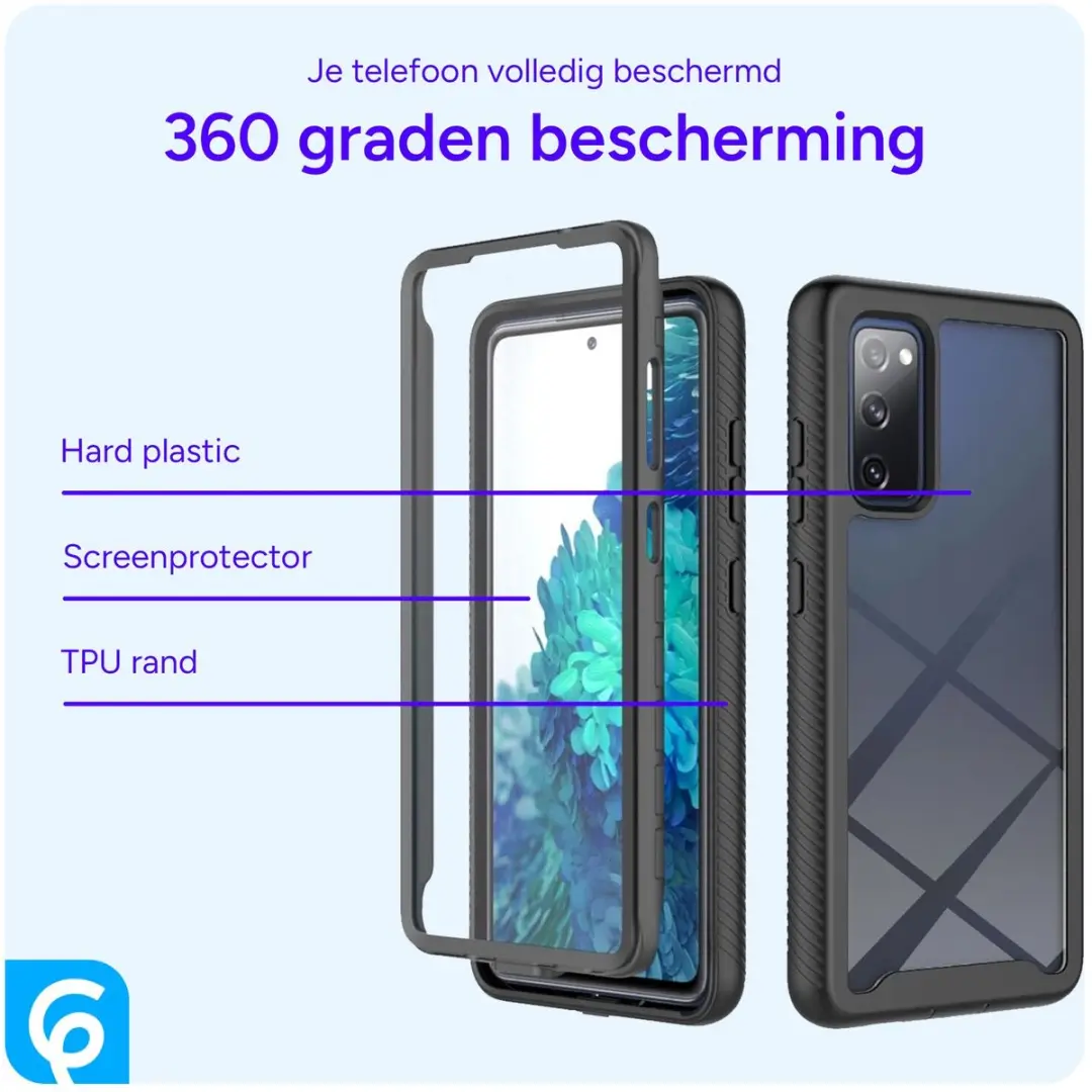 Selected Hoesje Samsung Galaxy S20 FE - Full Protect Zwart