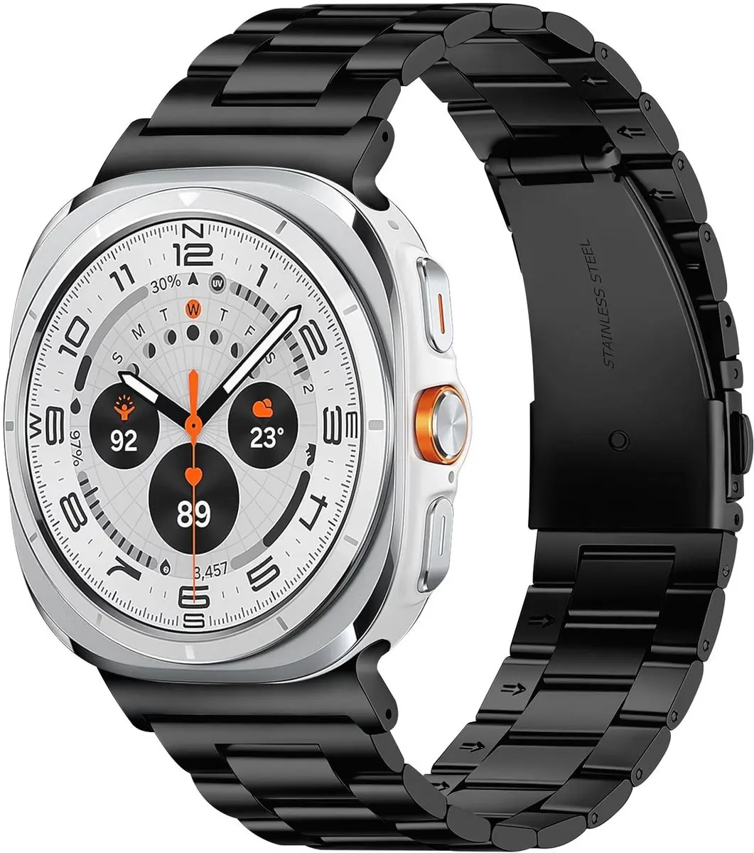 Selected SBG RVS Schakelband Samsung Galaxy Watch Ultra