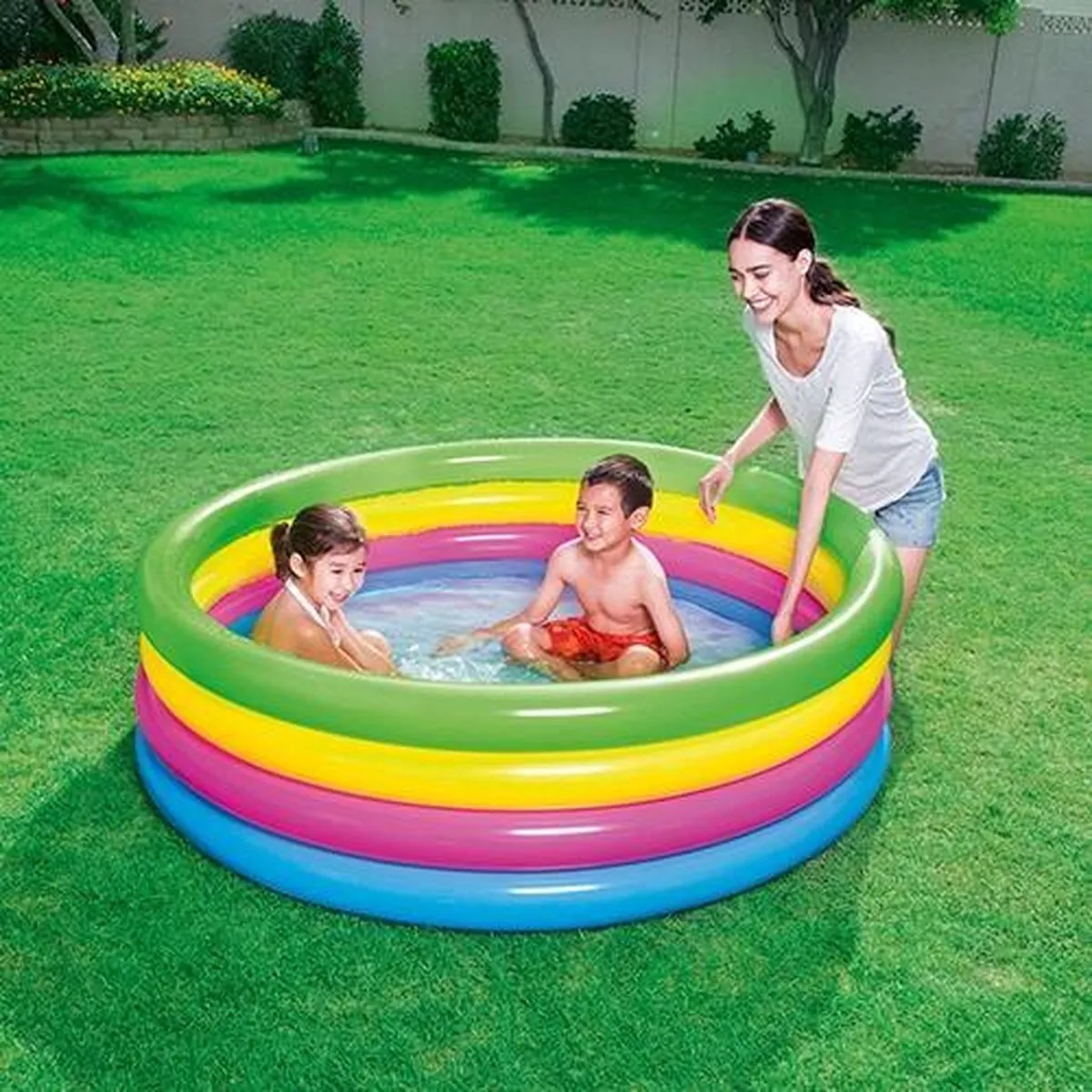 Bestway Rainbow Opblaasbaar Zwembad 157cm - 522L