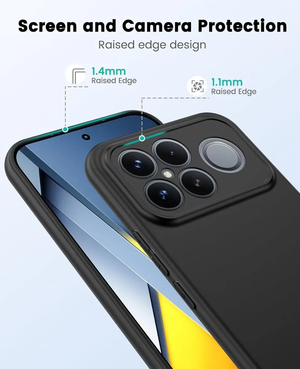 Selected Zwart TPU Hoesje Xiaomi Poco F8 Ultra - Ultra Dun