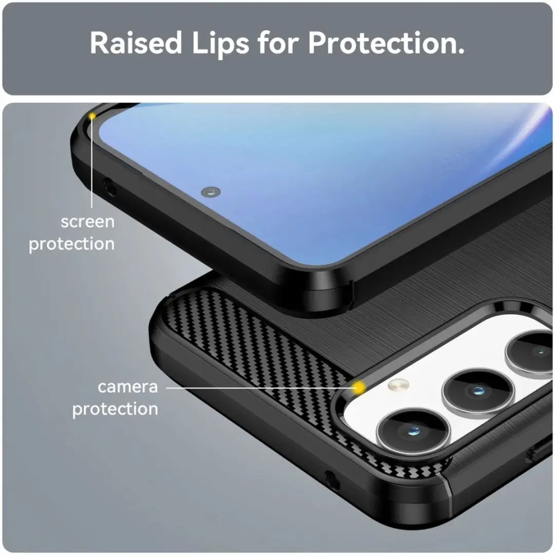 Selected TPU Hoesje Samsung Galaxy A35 - Zwart