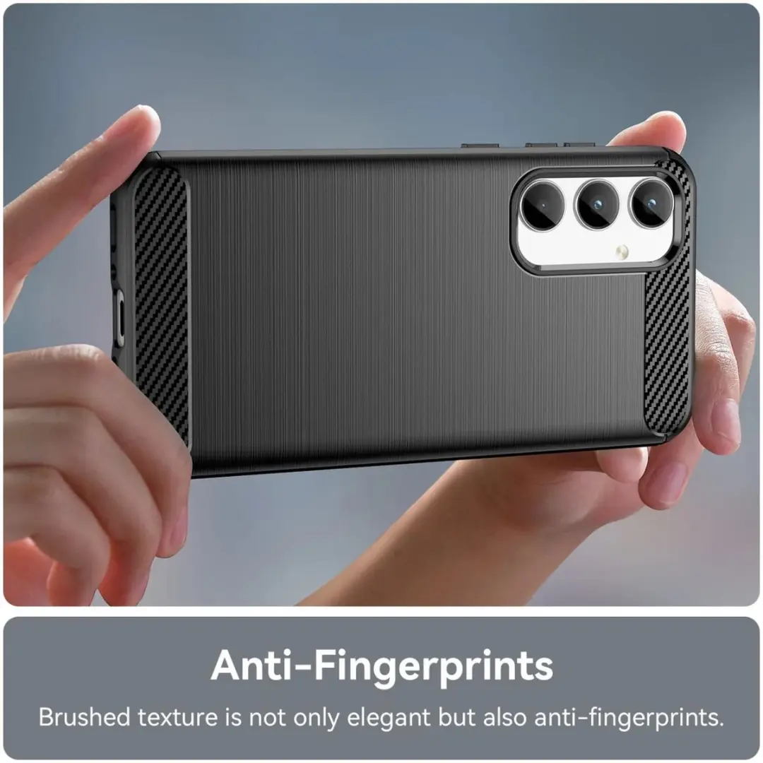 Selected TPU Hoesje Samsung Galaxy A35 - Zwart