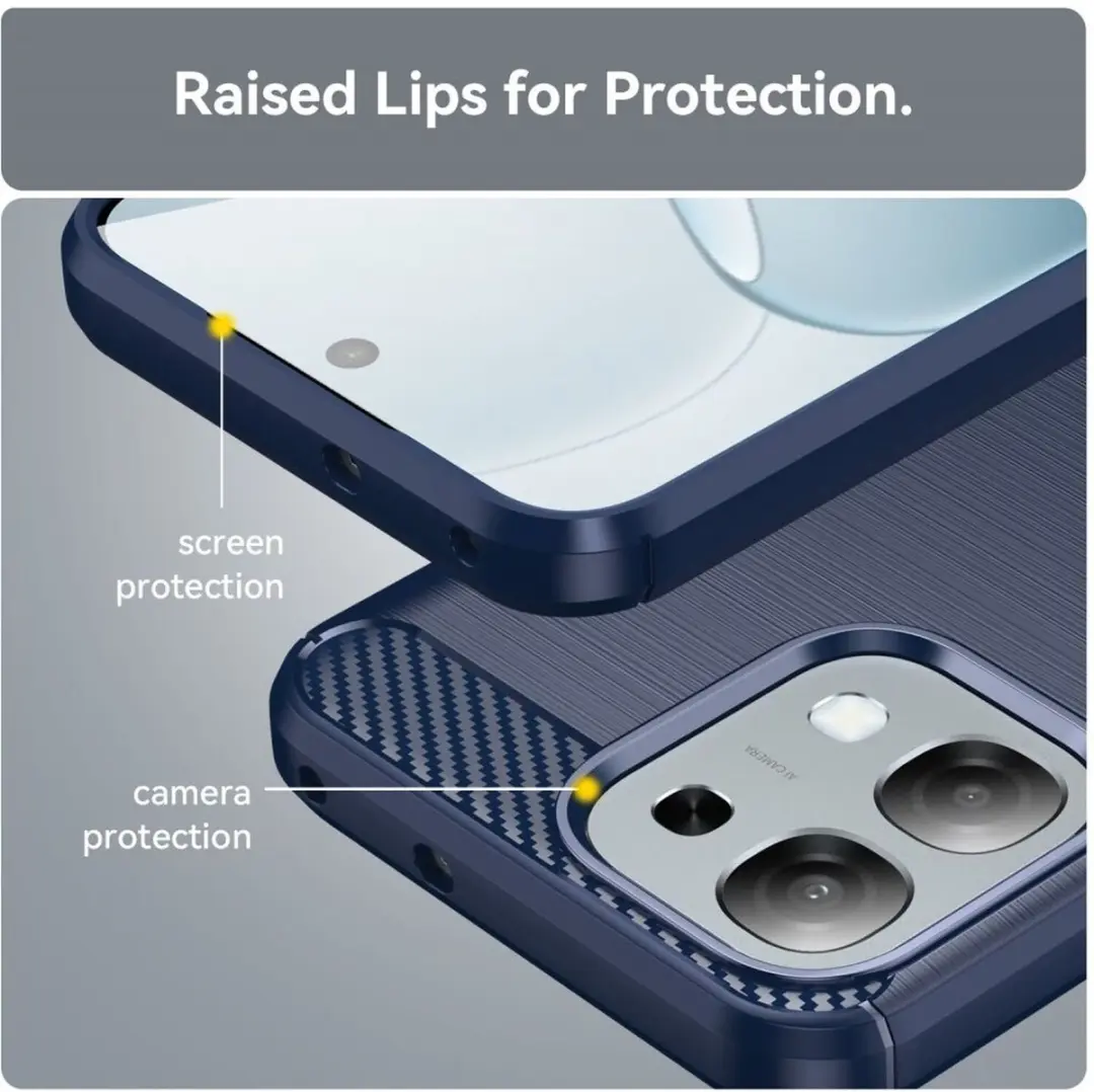 Selected TPU Hoesje Oppo A6 Pro - Blauw
