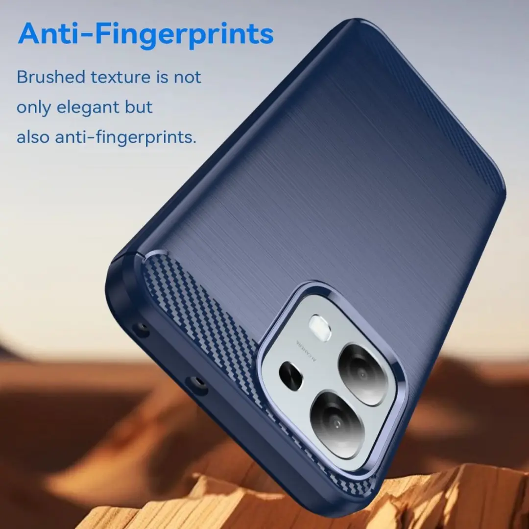 Selected TPU Hoesje Oppo A6 Pro - Blauw - afbeelding 6 van 6