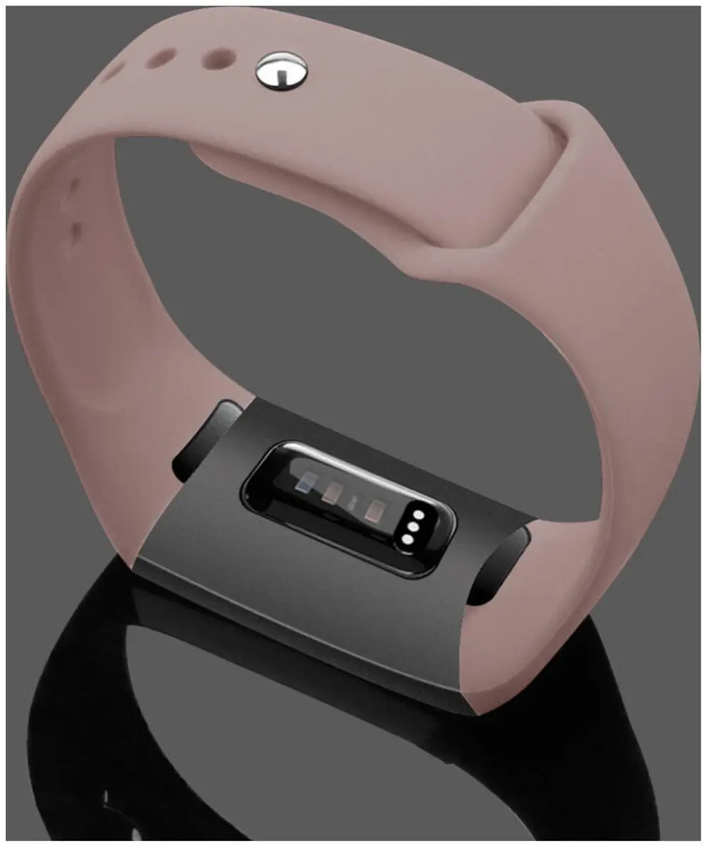 Fitbit Charge 3/4 Siliconen Band Roze - Drukknoop