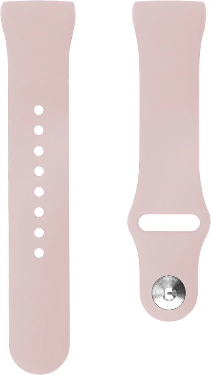 Fitbit Charge 3/4 Siliconen Band Roze - Drukknoop