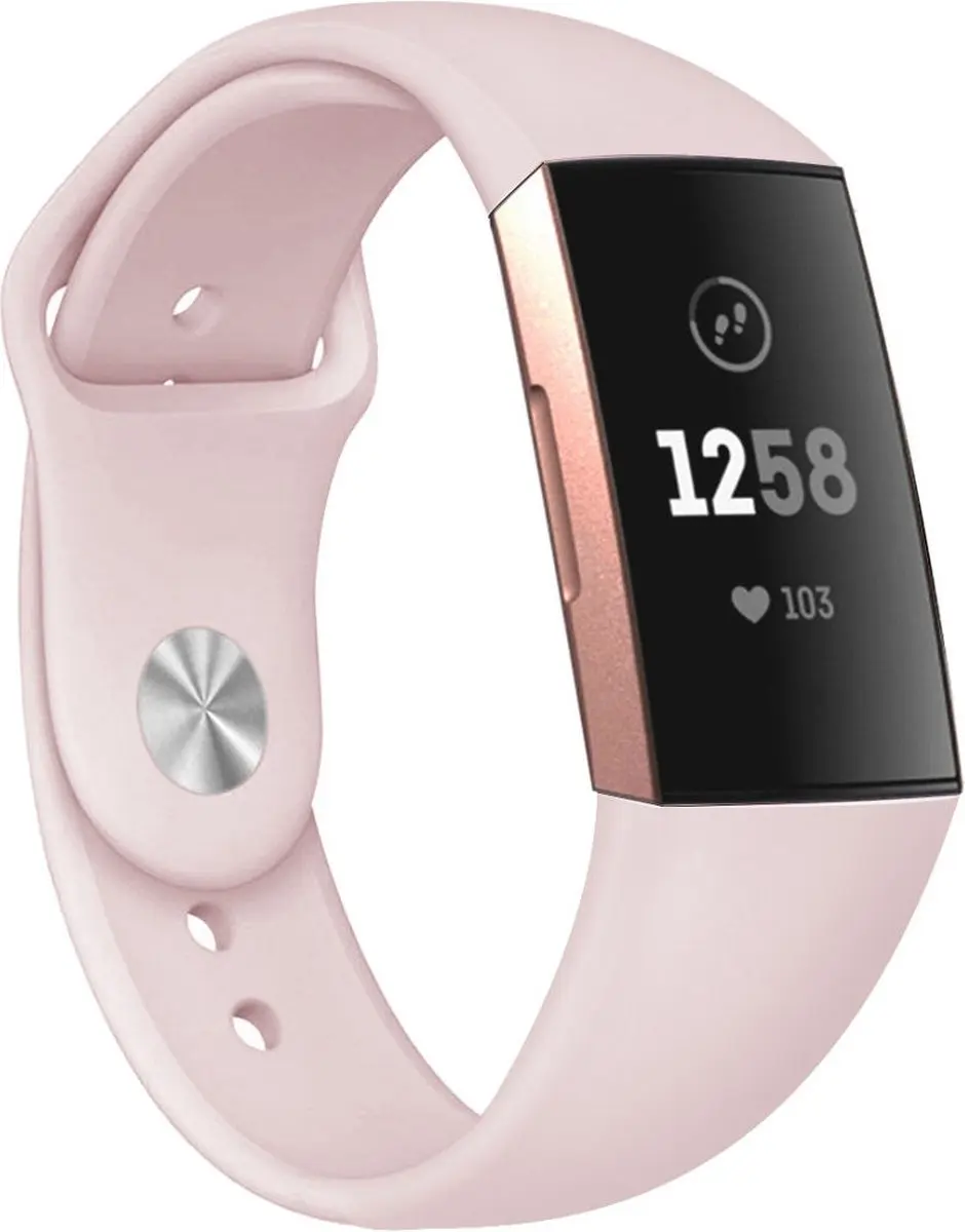 Fitbit Charge 3/4 Siliconen Band Roze