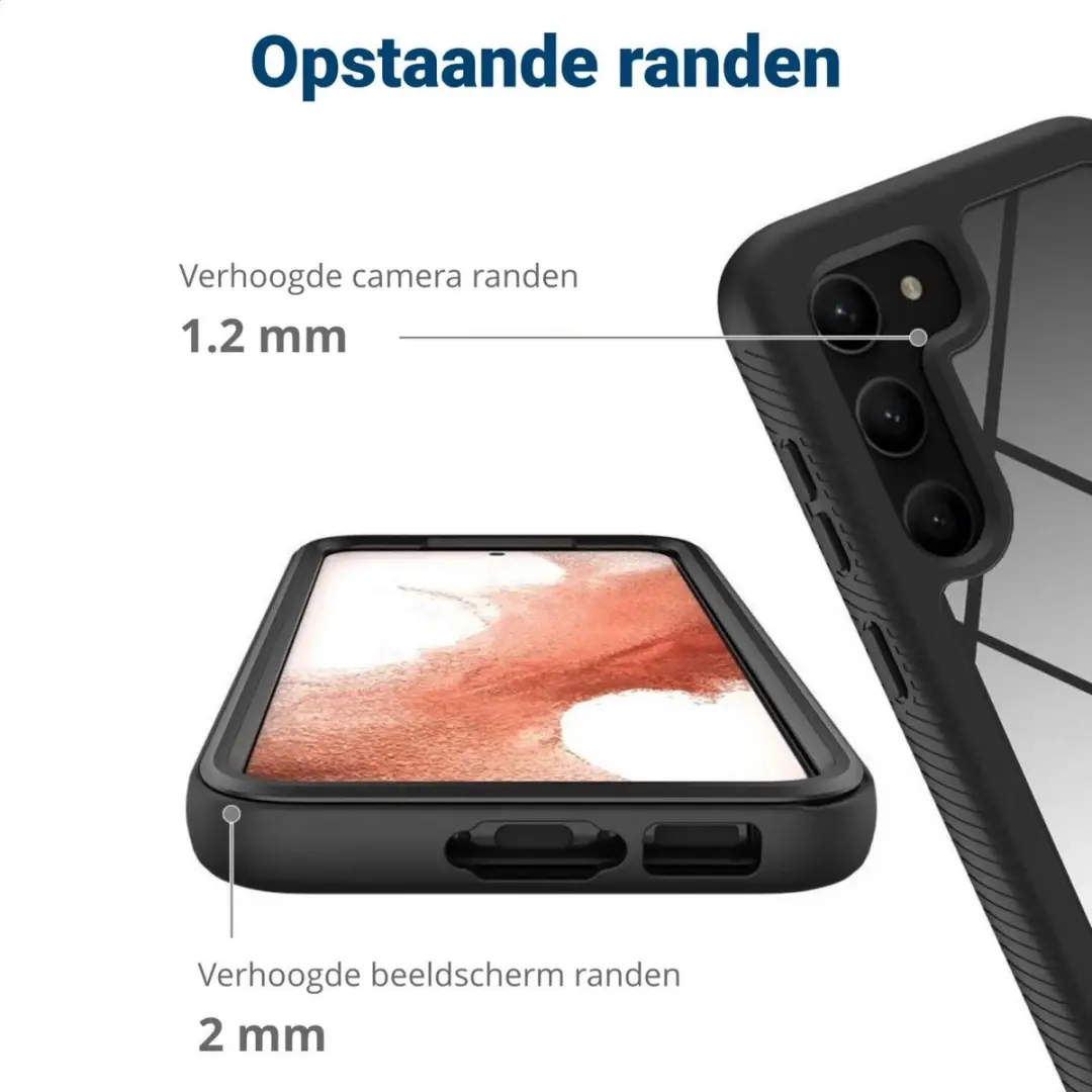 Selected Hoesje Samsung Galaxy S23 Plus - Full Protect Zwart