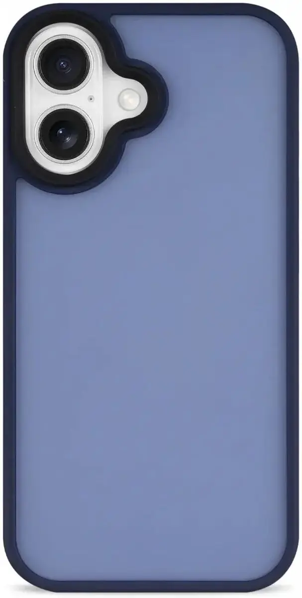Selected by GSMpunt.nl iPhone 16 Pro Hoesje - Blauw Matte Back Cover