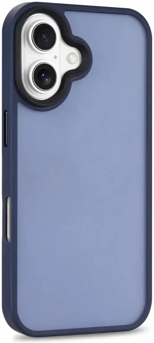 Selected by GSMpunt.nl iPhone 16 Pro Hoesje - Blauw Matte Back Cover