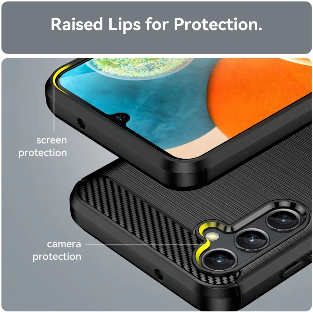Selected Hoesje Zwart voor Samsung Galaxy A14