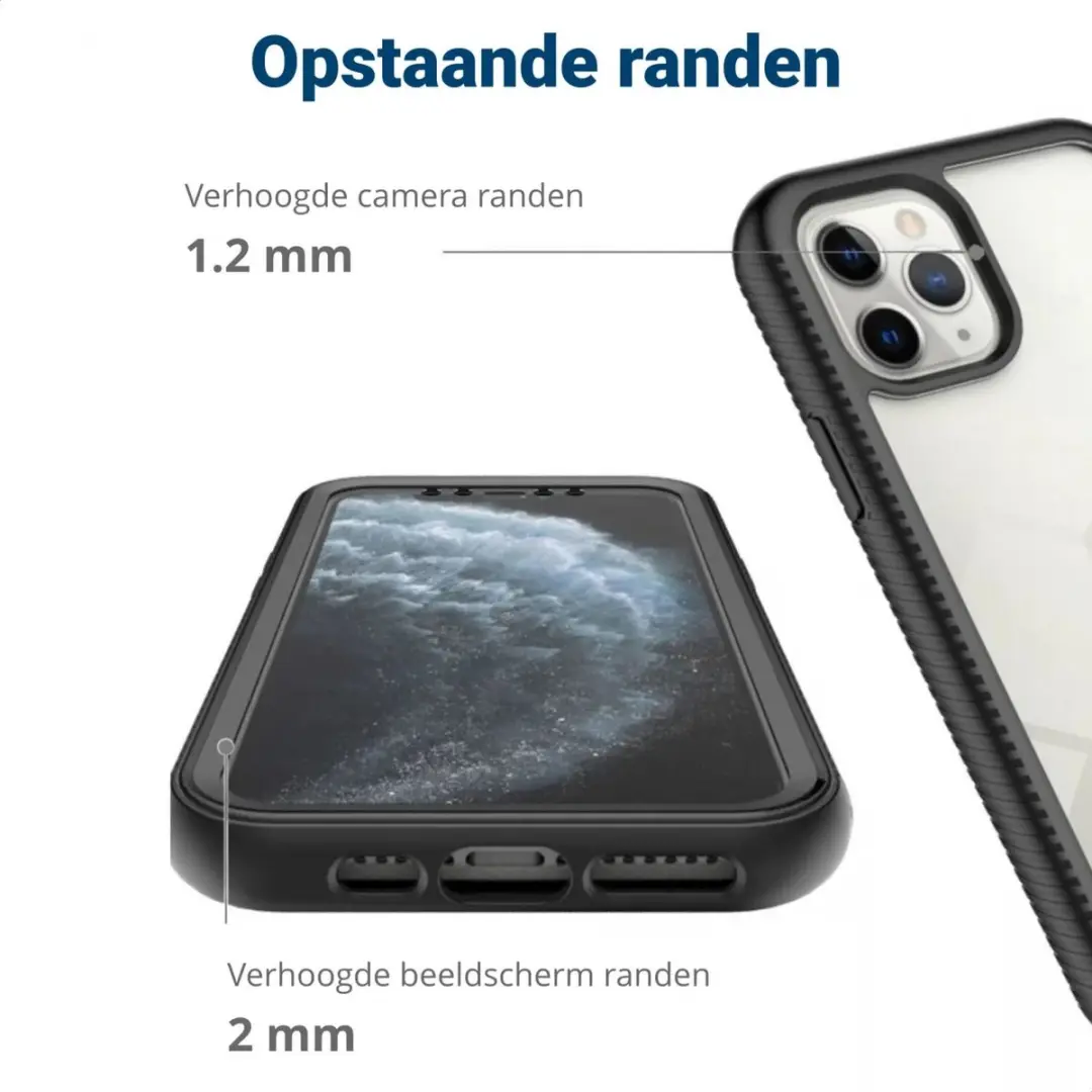 Selected by GSMpunt.nl iPhone 13 Pro Max Hoesje - Blauw Transparant