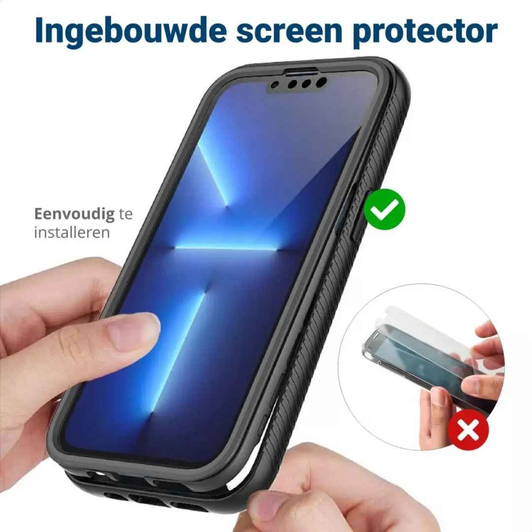 Selected by GSMpunt.nl iPhone 13 Pro Max Hoesje - Blauw Transparant - afbeelding 6 van 6