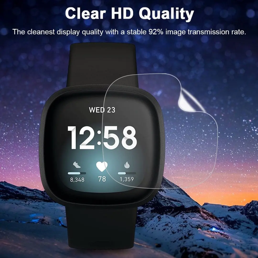 Selected by GSMpunt Displayfolie Fitbit Versa 3/Sense - Ultra Clear