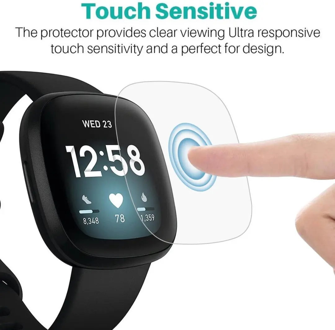 Selected by GSMpunt Displayfolie Fitbit Versa 3/Sense - Ultra Clear